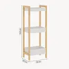 Badregal 'Anun' Standregal mit 3 Ablagekörben 75x28x20 cm Produktbild-Vorschau 7