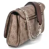 GUESS Damen Schultertasche Noelle Latte Logo/Brown : Produktbild-Vorschau 17