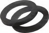 Two black rings are overlapping on a white background. Podgląd zdjęcia produktu