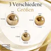 IvoQ Luxus Goldfarbenes Keramik Vasen-Set - Elegantes & Produktbild-Vorschau 5