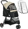 PawHut 2 in 1 Hundewagen Hundebuggy mit Regenschutz Produktbild-Vorschau 1