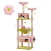 PAWZ Road Kratzbaum Grosse Katzen Stabil, 184 cm Rosa Produktbild-Vorschau 1