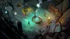 A scene from a video game showing characters in combat within an ancient ruin. Produktbild-Vorschau