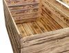 Grosse Holztruhe 80er  geflammt mit Deckel  80x50x39cm Produktbild-Vorschau 7