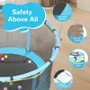 KEHOT Trampolin 140 cm mit Sicherheitsnetz, Produktbild-Vorschau 2