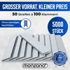 Agrafes 5000 pièces L : 40mm, l: 5,8mm intérieur extérieur Voir les images du produit 3