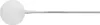 A silver grill plate with a long handle, isolated on a white background. Podgląd zdjęcia produktu