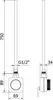 Mexen Mars Elektroheizkörper 1800 x 600 mm, 900 W, weiß - Produktbild-Vorschau 6