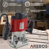 AREBOS Oberfräse mit Koffer, 1200 W, Ø 6 und 8 mm + Fräser Produktbild-Vorschau 2