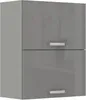 Meuble de cuisine supérieur deux portes 60 cm RONG - gris / Voir les images du produit 1