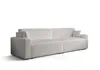 Schlafsofa Alvito 2X BIS, Farbe: Weiß. Material: Kord. A: Produktbild-Vorschau 3