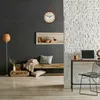 relaxdays Bahnhofsuhr doppelseitig in Braun Produktbild-Vorschau 2