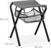 Relaxdays Sgabello da campeggio con borsa, pieghevole, Anteprima dell’immagine prodotto 4