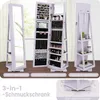 COSTWAY Skrinka na šperky, zrkadlová skrinka so zrkadlom po Náhľad obrázku produktu 5