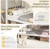 A children's bed with marketing overlays highlighting features. Náhled obrázku produktu