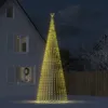 vidaXL Choinka LED 1544 diody LED ciepły biały 500 cm Podgląd zdjęcia produktu 2