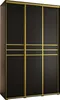 MEBLE KRYSPOL Davos 10 Schrank, drei Türen - 235,2x160x45 Produktbild-Vorschau 1