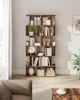 6 stöckiges Bücherregal, 24 x 40 x 191 cm, Standregal, Produktbild-Vorschau 3