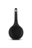 A black frying pan with a speckled interior and a black handle is shown against a white background. Produktbild-Vorschau
