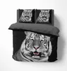 FEBE 3D Bettwäsche Wild Tiger Bettbezug 135x200 + 80x80 cm Produktbild-Vorschau 1