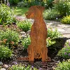 Edelrost  Deutsche Dogge - Rost Deko Hund Rostfigur Produktbild-Vorschau 2