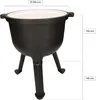 KOTARBAU® Gusseisenkessel 4 L emailliert Massiver Kessel Produktbild-Vorschau 2