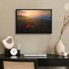 MuchoWow® MuchoWow® Gerahmtes Poster Blumenfeld - Gras - Produktbild-Vorschau 2