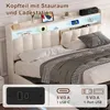 Łóżko tapicerowane INONEFT, 140x200 cm, z hydraulicznym Podgląd zdjęcia produktu 6