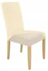 Stuhlhusse Stretch Hellbeige - Samt - Universal - Esszimmer Produktbild-Vorschau 7