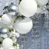 Białe matowe balony – 10 sztuk (27 cm), lateksowe i do Podgląd zdjęcia produktu 12