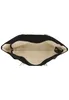 The top view of an open black tote bag with a white interior. Produktbild-Vorschau