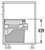 Collecteur de déchets Hailo 3610621 CS Slide Euro-Cargo-S Voir les images du produit 4
