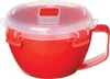 Sistema 1109, Schüssel, Rot, Transparent, 940 ml, Produktbild-Vorschau 3