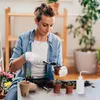 Bonsai Werkzeug Set 15 Stš¹ck mit wasserdichte Umtopfmatte Produktbild-Vorschau 5