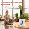 ZELURXX Wand- und Tisch-CD-Player mit Bluetooth, FM-Radio, Produktbild-Vorschau 2