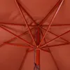 Kingsleeve Parasol de jardin en bois Ø 330 cm terracotta Voir les images du produit 3