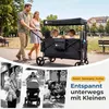 Sekey Faltbar Bollerwagen mit Dach, für 1 bis 2 Kinder, Produktbild-Vorschau 7