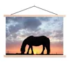 MuchoWow® Textilposter Pferde - Sonne - Wiese 60x40 cm mit Produktbild-Vorschau 1