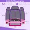 COSTWAY Ø223cm zahradní trampolína s bezpečnostní sítí, Náhled obrázku produktu 2
