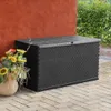 vidaXL Garten-Aufbewahrungsbox Anthrazit 120x56x63 cm PP Produktbild-Vorschau 2