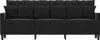 vidaXL 3-Sitzer-Sofa Schwarz 180 cm Samt Produktbild-Vorschau 3