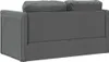 vidaXL Bodensofa mit Schlaffunktion Dunkelgrau 112x174x55 Produktbild-Vorschau 4