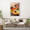 Gerahmtes Poster - Rahmen in heller Eiche - Pizza Essen Produktbild-Vorschau 6