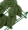 vidaXL Pare-vue de balcon avec feuilles vert foncé 200x75 Voir les images du produit 4