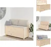 vidaXL Sitzbank 110x41x76,5 cm Massivholz Kiefer -  Produktbild-Vorschau 1