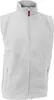 A white fleece vest is shown against a white background. Anteprima dell’immagine prodotto