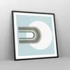 Gerahmtes Poster - Schwarzer Rahmen - Formen Rad Linien - Produktbild-Vorschau 8