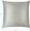 Aspero Seiden Kissenbezug 80x80 cm Produktbild-Vorschau 2