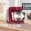 Bosch MUM58720 keukenmachine, 1000 W, 3,9 liter, grijs, Productafbeelding-voorbeeld 3