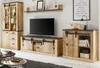 Wohnwand "Stove" in Used Wood anthrazit Schrankwand Produktbild-Vorschau 1
